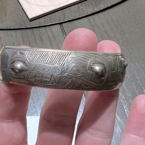 Gene Chilton Men’s Wolf and Eagle bracelet